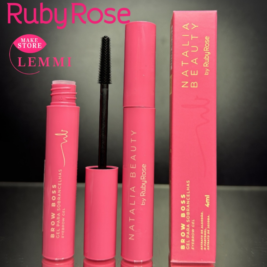 Gel para Sobrancelha Brow Boss Natalia Beauty - Ruby Rose | Shopee Brasil