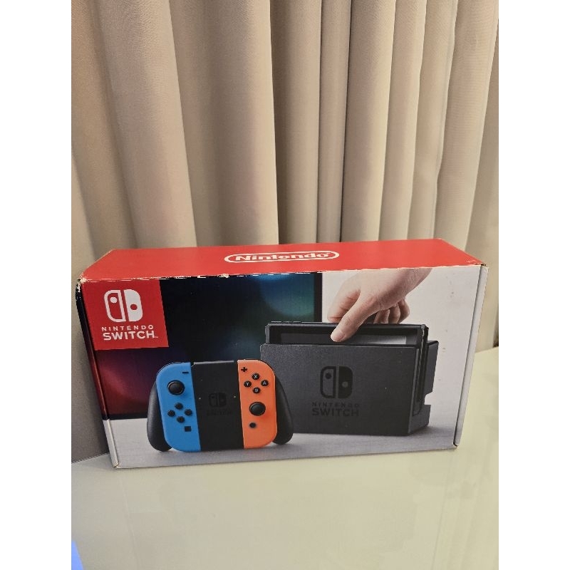 Caixa vazia original Nintendo Switch Standard leia