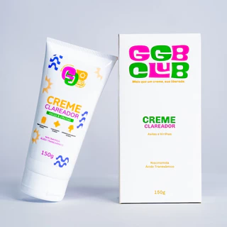Creme Clareador GGB Club - Axilas e Virilhas