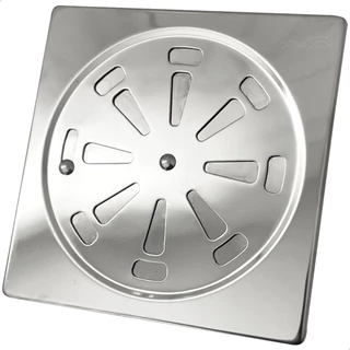 Ralo Grelha Para Banheiro 15x15 Inox Alto Padrão Abre Fecha