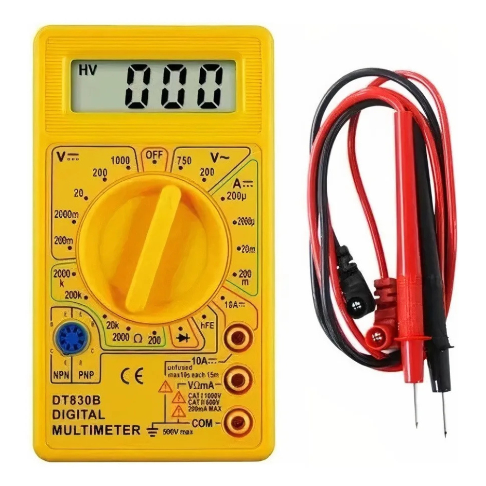 Multimetro Digital Portátil Para Medição E Tensão Com Alta Precisão