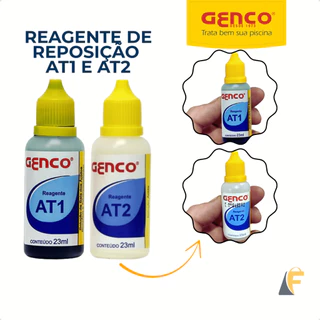 Reagente de Reposição AT1 e AT2 Estabilizador de PH para Piscina Genco em Oferta na Shopee