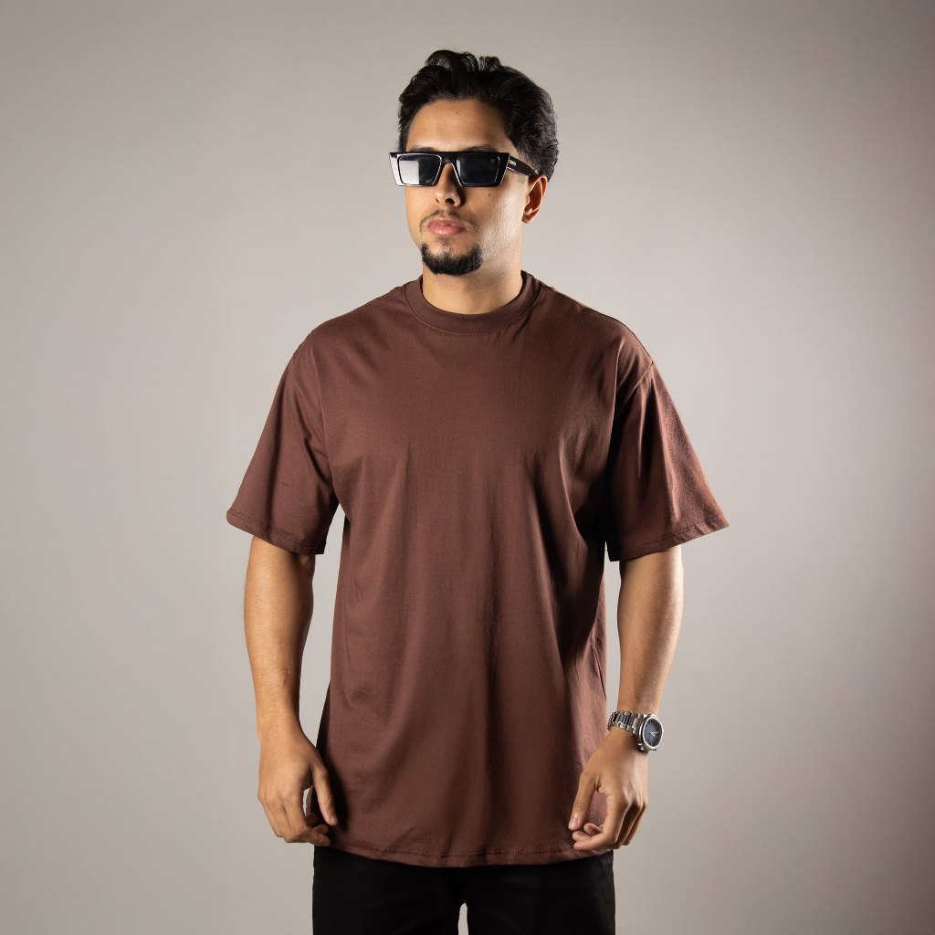 Camiseta Oversized Premium Masculisa Gola Grossa 100% Algodão ...