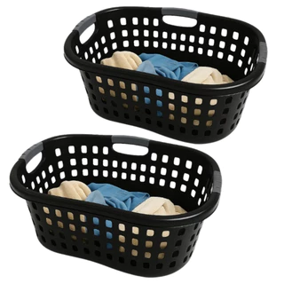 Kit com 2 Cesto Telado Angular 32lt (preto) TOY