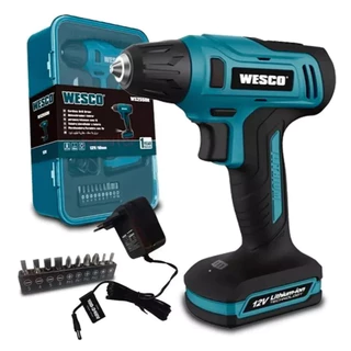 Parafusadeira 12v 1.3ah 3/8 Pol Com Acessórios Ws2555k Wesco