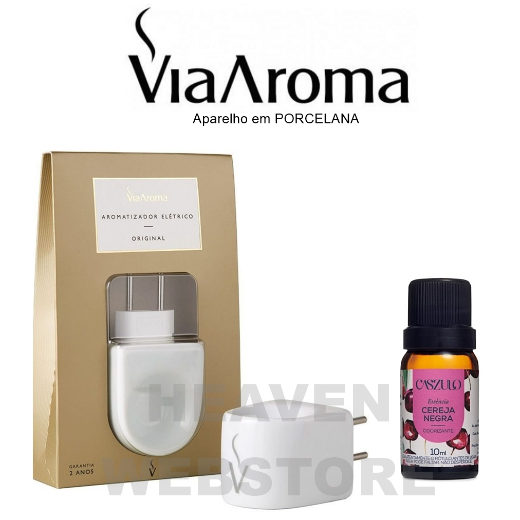 Aromatizador Via Aroma - Essência Caszulo - ESCOLHA O SEU - Difusor Aromaterapia