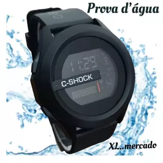 Relógio De Pulso Digital Masculino C-SHOCK Esportivo Multifuncional com Iluminação 100% a Prova d 'Água