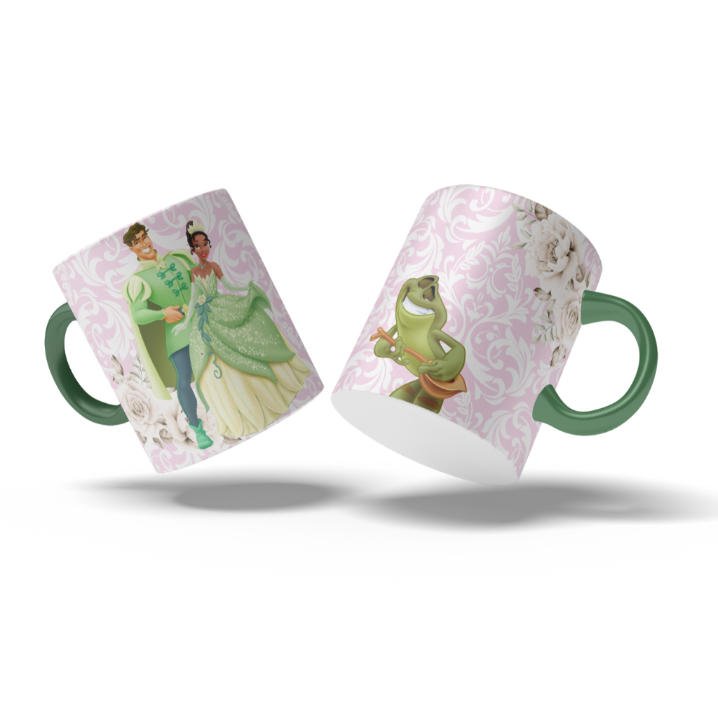 ENVIO IMEDIATO Caneca Personalizada A Princesa e o Sapo Presente ...