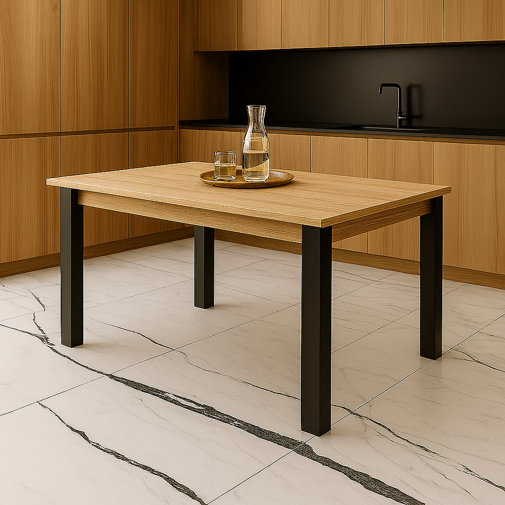 Mesa De Jantar 120x90cm Madeira Pinus Retangular Escolha a Cor