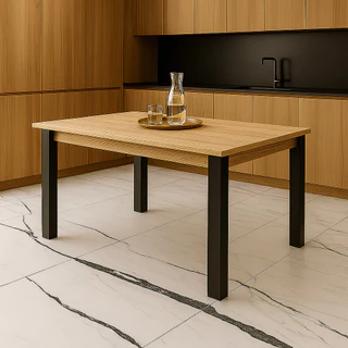 Mesa De Jantar 120x90cm Madeira Pinus Retangular Escolha a Cor