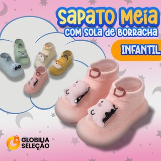 Meia Infantil Antiderrapante em Oferta Shopee 2025
