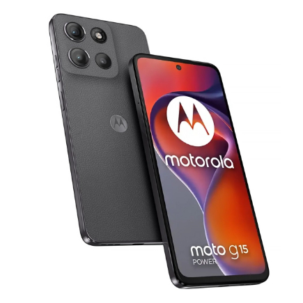 Motorola Moto G15 (256GB/4GB) – Factory Unlocked GSM – 6.72″ Display – Open Box (Gray)