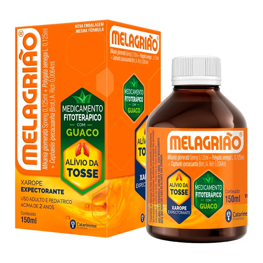 Xarope Expectorante Melagrião Caixa 150ml | Shopee Brasil