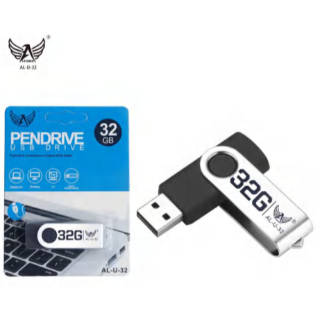 Pen Drive 32GB USB 2.0 Alta Velocidade – Compatível com PC, Notebook, TV, Som Automotivo – Pronto para Uso