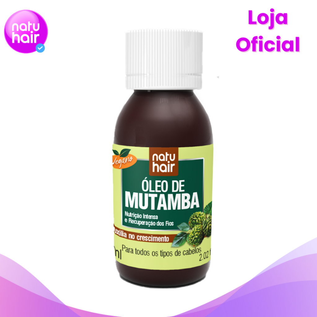 Óleo capilar de Mutamba 60ml | Shopee Brasil