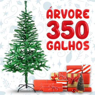 Árvore Pinheiro de Natal Tradicional Verde Pinheirinho Decoração Natalina 350 Galhos 180cm