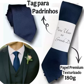 Gravatas Kit 5 a 20 Azul Marinho para Padrinhos Casamento Slim