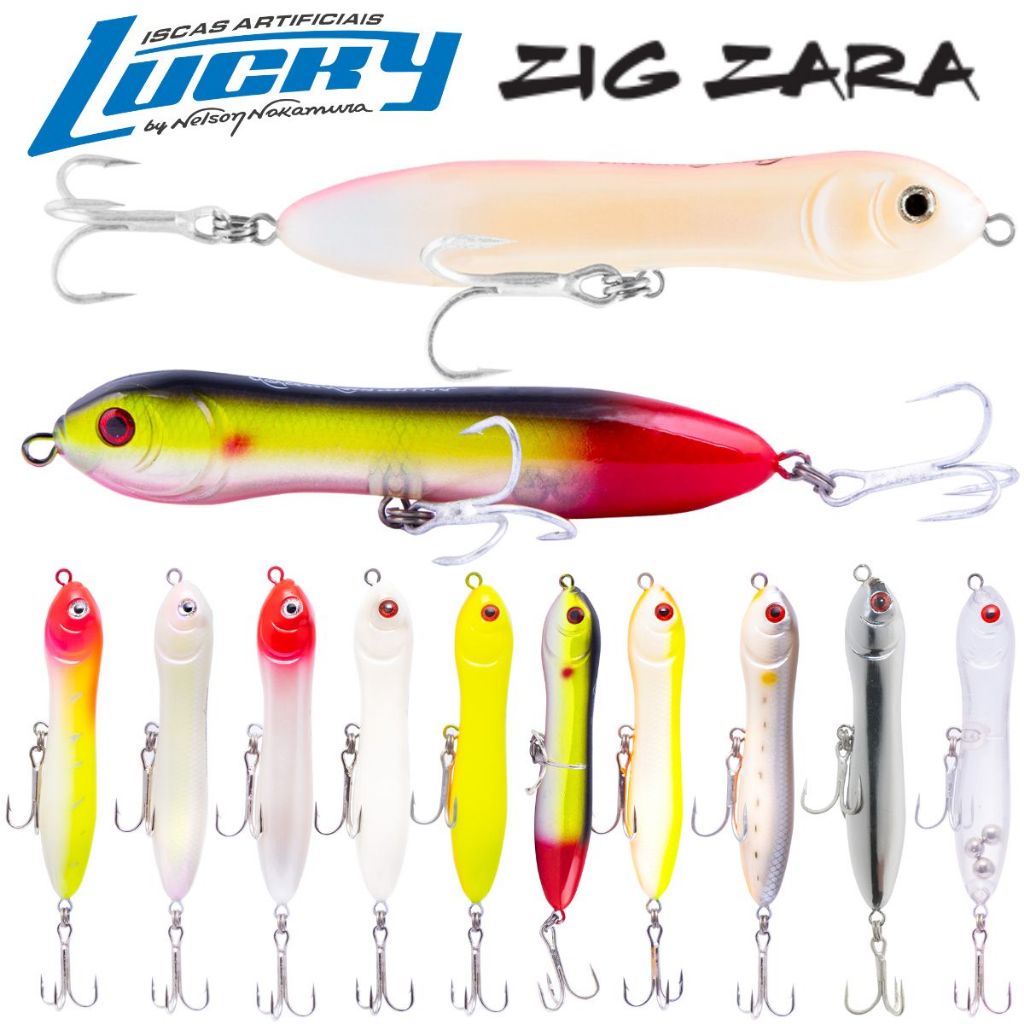 ※mirin　ziggy zaza 3点セット Isca Artificial de superficie Nelson Nakamura Zig Zara 11cm 18g