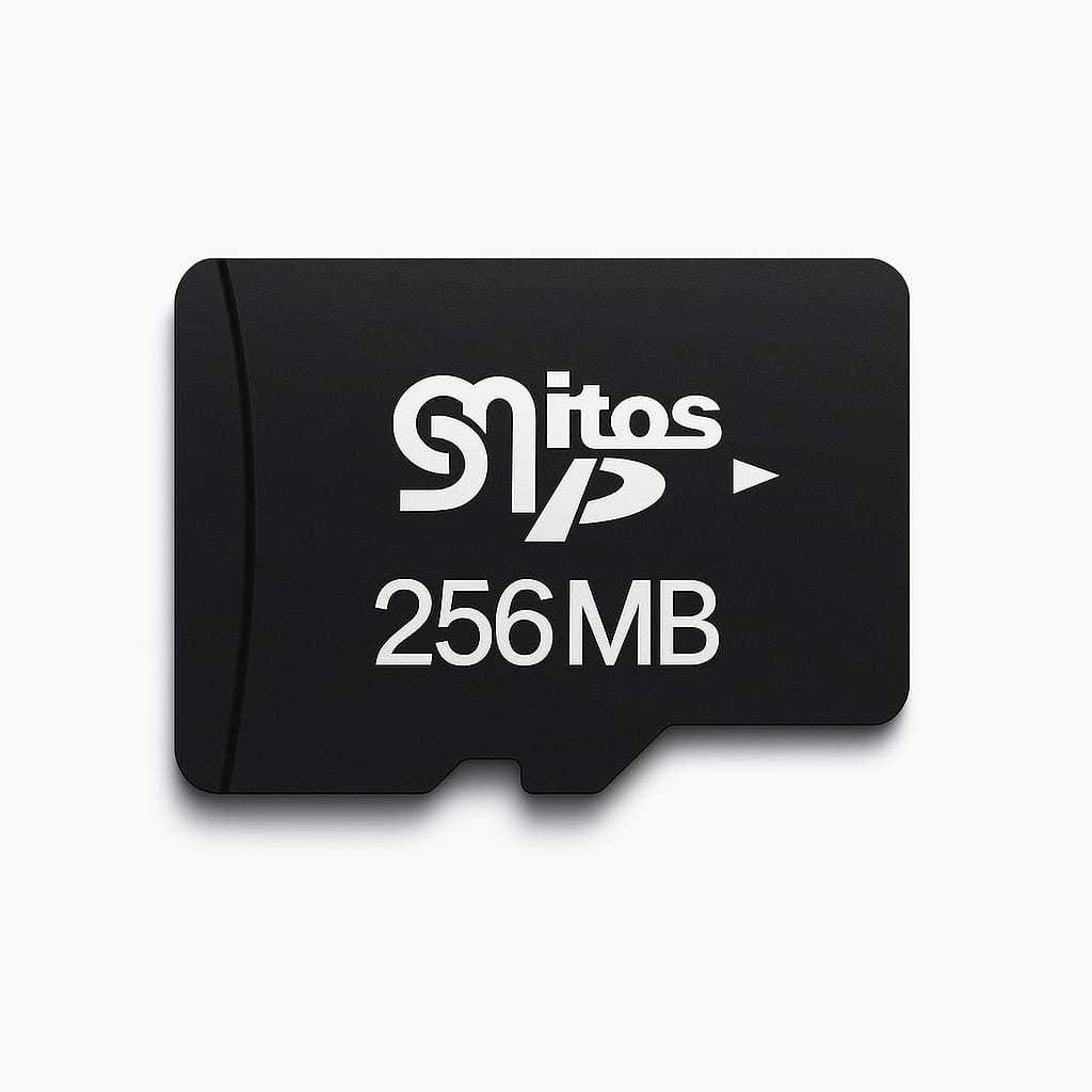 Cartão de Memória Micro SD 256mb (MEGABYTES) Original Mitos | Shopee Brasil