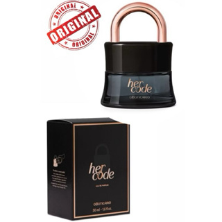 HER CODE 50ML O BOTICÁRIO FEMININO ORIGINAL PERFUMADO E SOFISTICADO em Oferta na Shopee