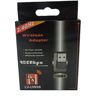 Adaptador Wifi 900mbps Ralink LV-UW06 1 UNIDADE Imperio Cor Preto