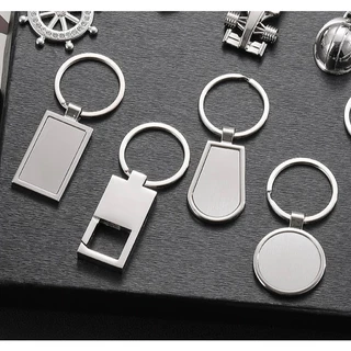 Kit 10/20/30 Und Chaveiro Metálico Vários Formatos – Produto Suporta Gravação (Não Oferecemos o Serviço)