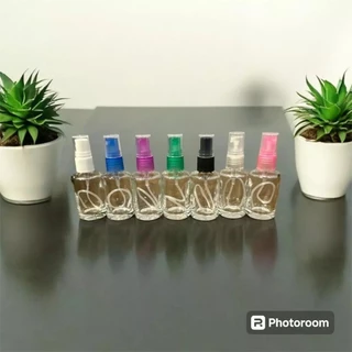 Kit 12 unid. Mini  Vidro 10ml com tampa válvula spray p perfume,  fragrância, essência em Oferta na Shopee