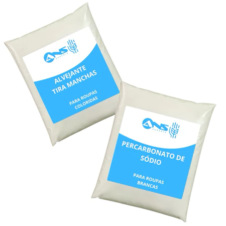 Kit Eficaz Tira Manchas Alvejante 1kg Percarbonato de Sódio 1kg para Limpeza Poderosa!