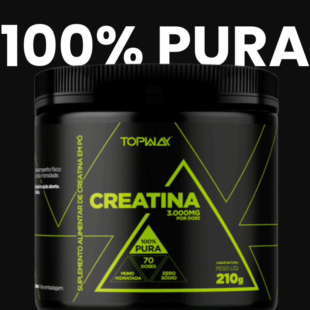 100% Creatina 210g Topway - Creatina Monohidratada 100% Pura | Shopee ...