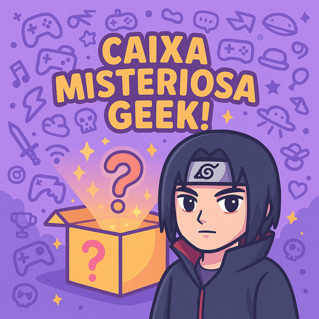 Kit Caixa Mistériosa de animes//modelo para presentear