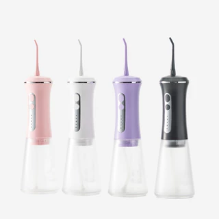 Irrigador Oral Fio Dental 350ml Recarregável Portatil com 5 Modos DIY E Dicas Para família ou viagem FLD1117 em Oferta na Shopee