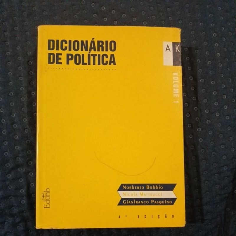 Dicionário de política volume 1 - Bobbio | Shopee Brasil