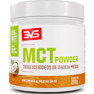 MCT POWDER Low Carb TCM em Pó C8 e C10 com Alta Absorção 200g 3VS Nutrition