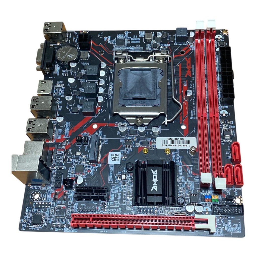 Placa mãe H61 Socket LGA 1155 2ª E 3ª Geração Core i3, i5, i7 até 16GB ...