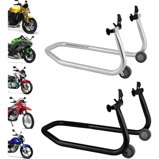 Cavalete Traseiro Universal Elevador Reforçado Suspensão Pro Tork Suporte Motos Balança / Slider