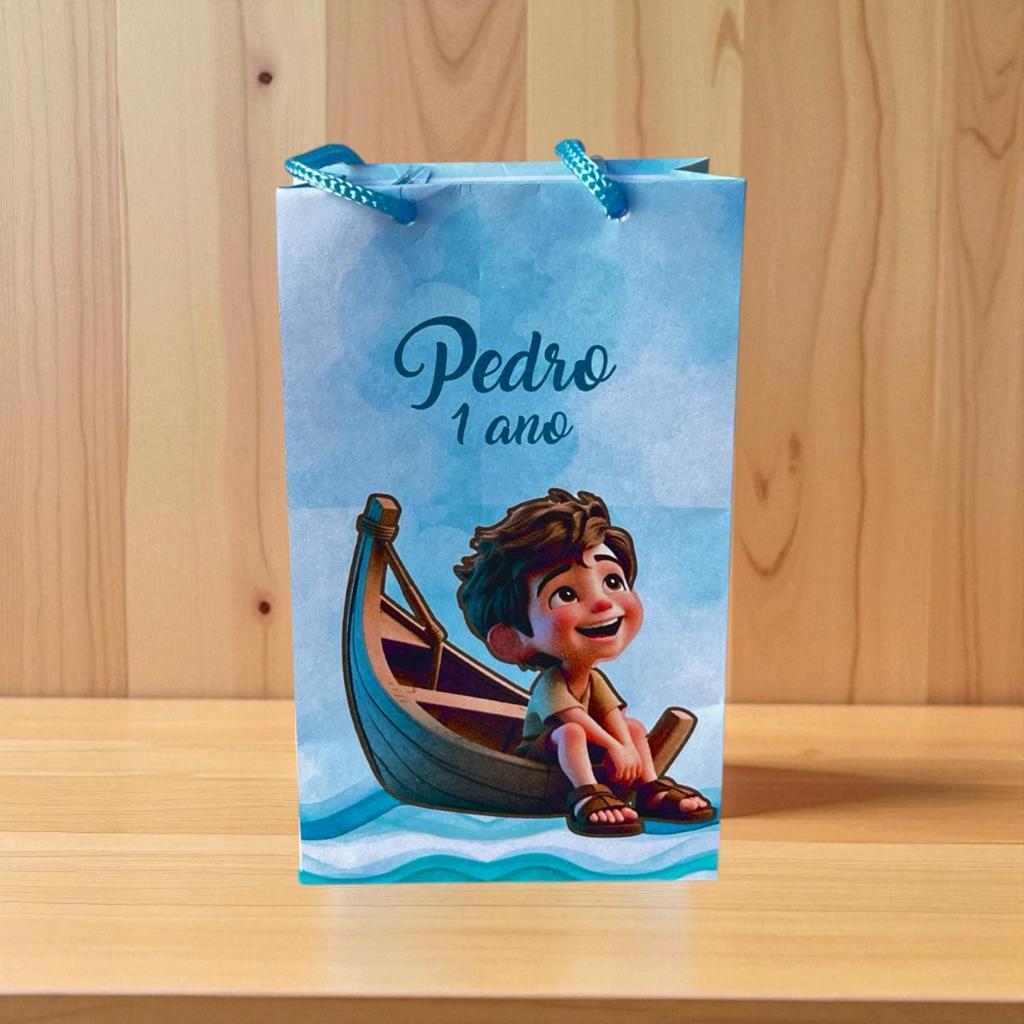 10 Sacolinhas Tu és Pedro Personalizadas Com Nome e Idade Cute ...