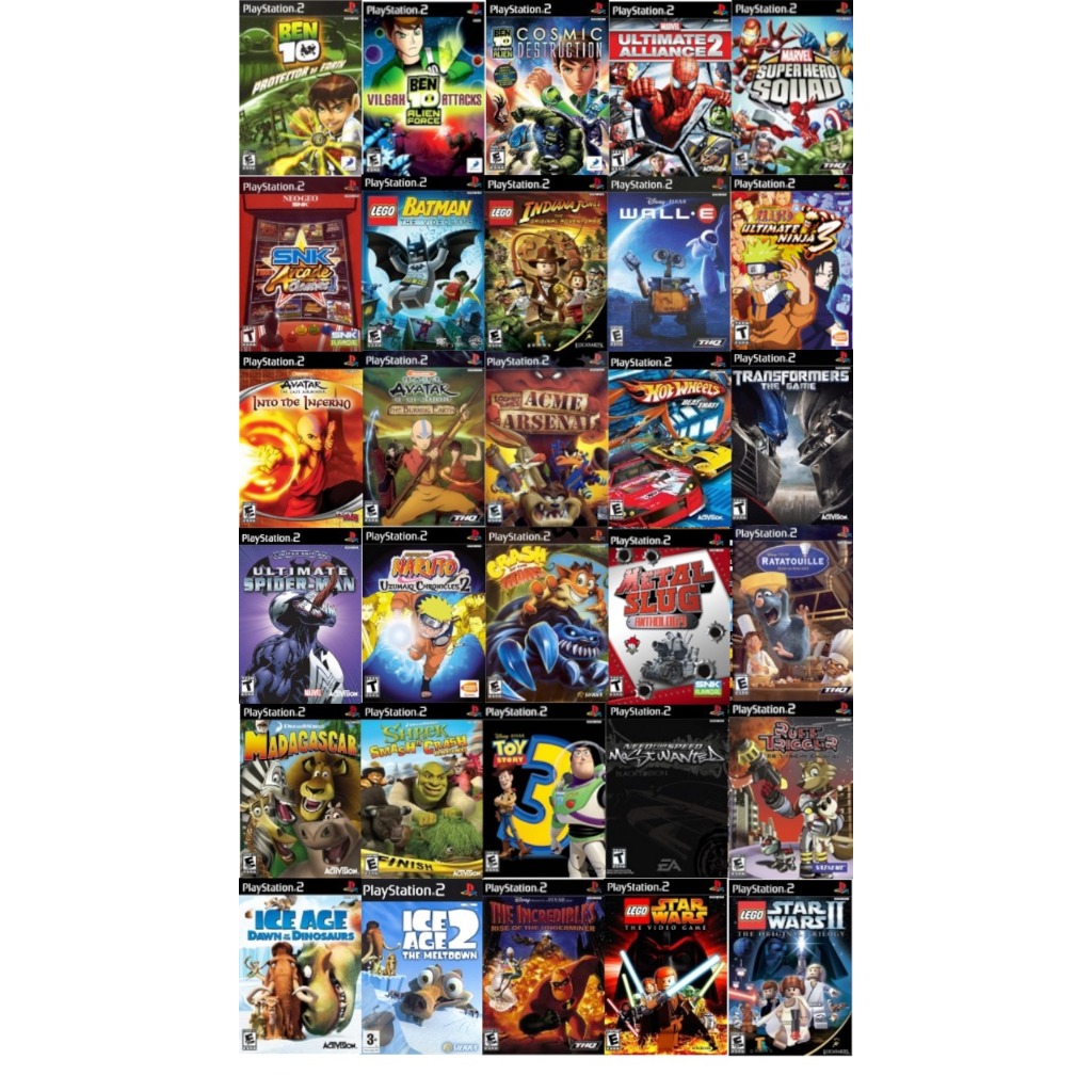 Kit OPL 71 Jogos para todos os PS2
