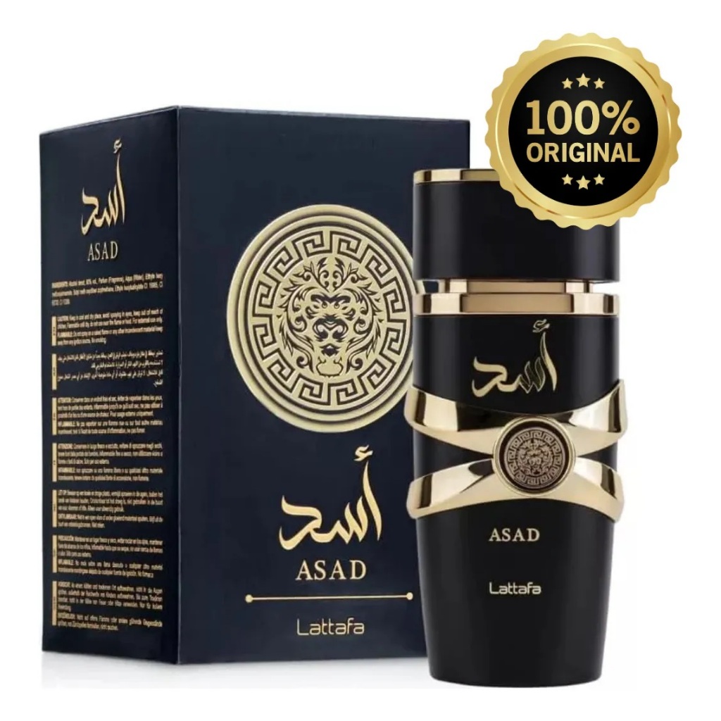 Perfume Lattafa Asad Eau de Parfum Masculino Original 100ml