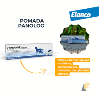Panolog Pomada Anti-inflamatória para Cachorro e Gato 15ml em Oferta na Shopee
