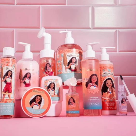 Kit Moana Cuidados Faciais e Corporais Sabonete Facial Sérum Gel