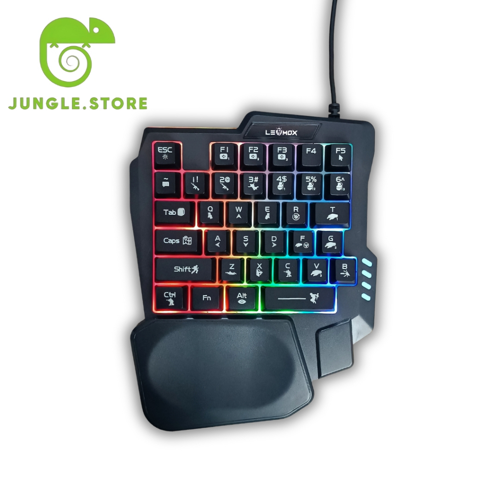 teclado de uma mão em Promoção na Shopee Brasil 2026