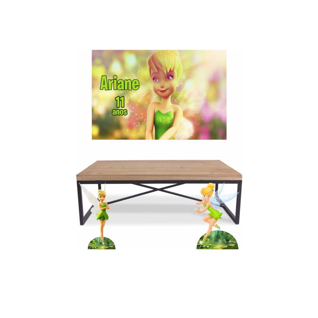 Kit Display Tinker Bell 2 De Chão+ Painel 1,00x0,70 Para Festa | Shopee ...