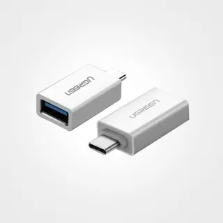 Ugreen - Adaptador USB-C 3.1 Macho X USB-A 3.0 Fêmea OTG – 5Gbps Compatível com MacBook