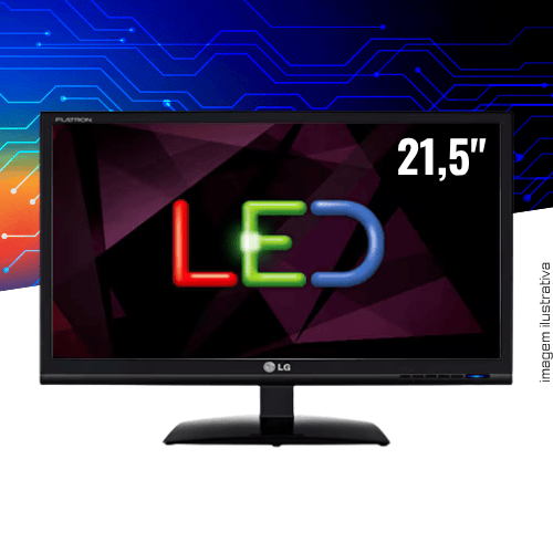 Monitor LG Flatron E2241 21,5" - HDMI, VGA, DVI