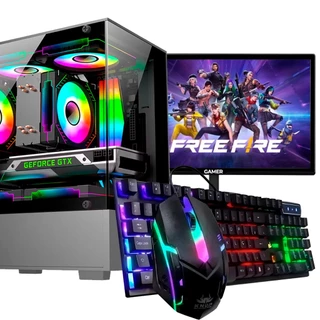 Computador Gamer Intel Core I5 16gb Ram SSD 120GB Gamer GT 610 + Monitor 15"