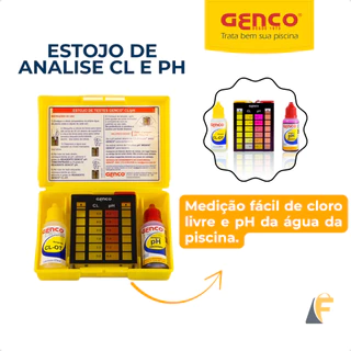 Kit Estojo De Testes Analise De Cl/ph Para Piscina Genco em Oferta na Shopee