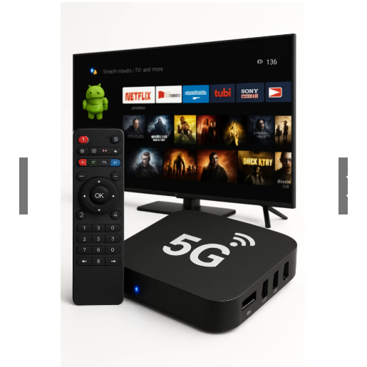 Tv Box Smart Pro 4k Wi-fi 5g Transforme Sua Tv Comum Em Smart Pro ...