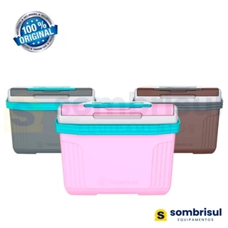 Caixa Cooler Térmico Pequeno 8 Litros Porta Copos Café da Tarde Cabe Até 12 Latas Cores - Termolar em Oferta na Shopee