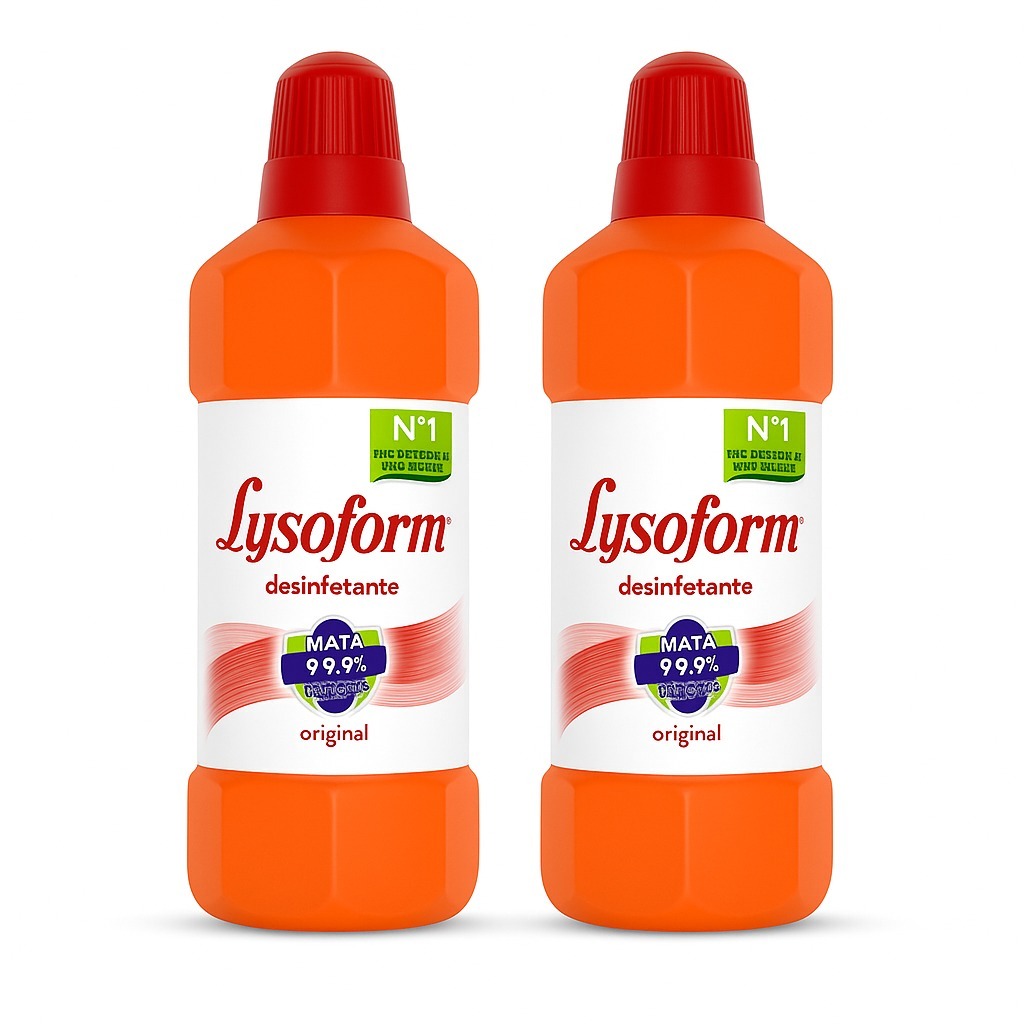 Kit 2 Litros desinfetante lysoform | Shopee Brasil