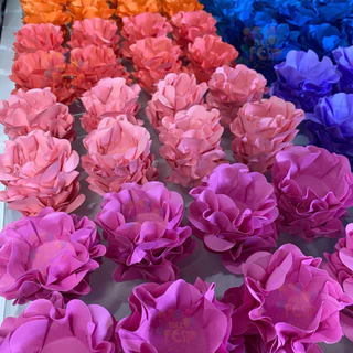 40~120 Forminha para Doces Finos Formato Flor - Casamento/Aniversário/Batizado - Diversas Cores